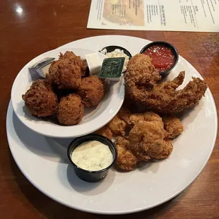 Fried seafood delight