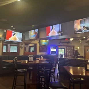 The Bar area is packed and it's a really good vibe for groups &amp; singles!