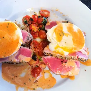 Eggs Ahi Tataki