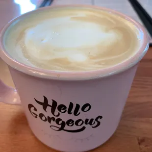 a cup of coffee