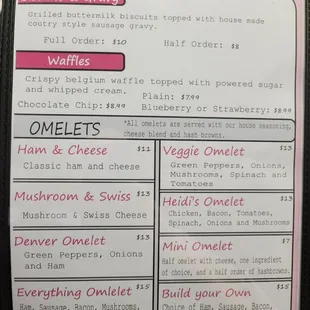 Breakfast Menu Page 2