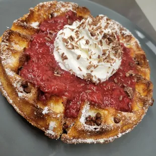 Chocolate Strawberry Waffle