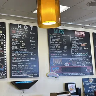 Menu board