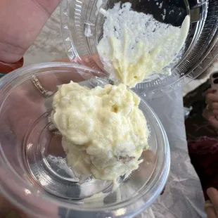 Sample of potato salad.