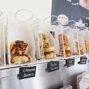 a variety of pastries