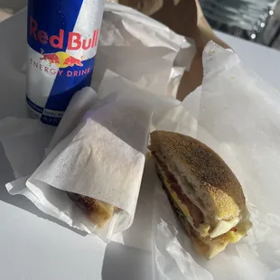 Adam&amp;Eve w/ Bacon and Swiss cheese Yumm