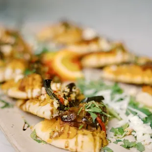 Vegan Hummus Flatbread