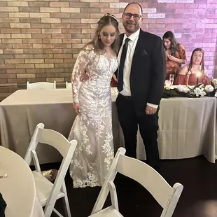 Father daughter dance time.