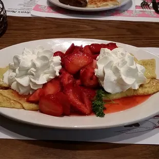 Delicious Strawberry Crepes