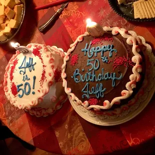 Simple and delicious old school Birthday cakes!