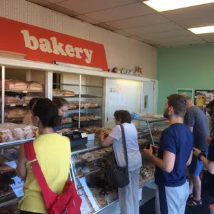 Everybody loves them some Sat morning donuts!! @HeightsBakery