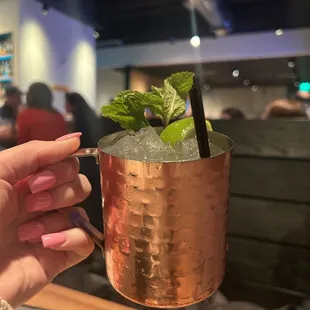 Cucumber Mint Mule