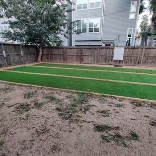 Bocce area