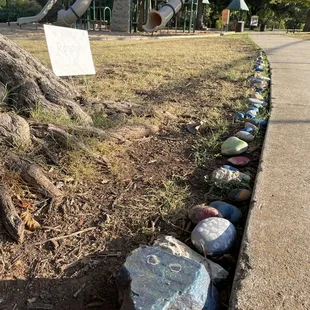 Rock snake added by different members of the community.