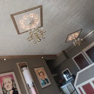 vintage lobby lighting