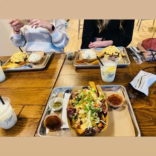 Loaded Potato Skins &amp; Frozen Lemonade