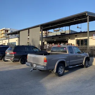 The front from the parking lot