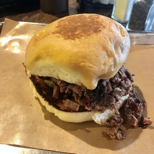 Sliced Beef Sandwich