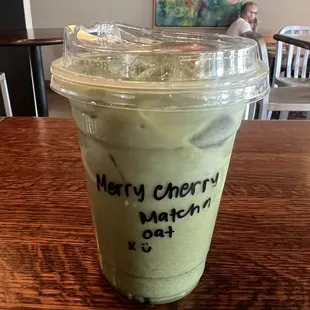 Iced Matcha Latte