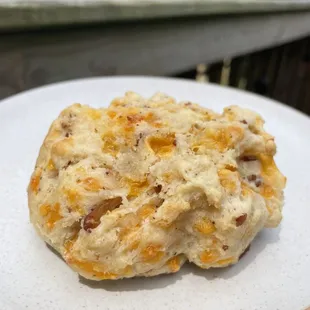 Bacon and cheddar scone