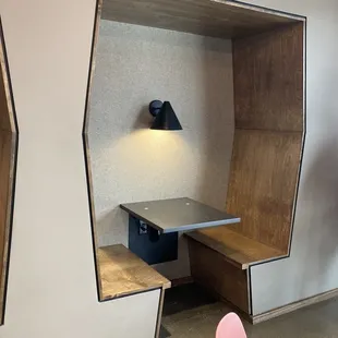 Love the seating pods