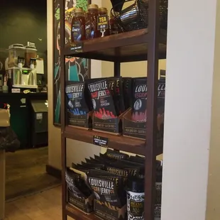 Local treats LOUISVILLE VEGAN JERKY CO sold here