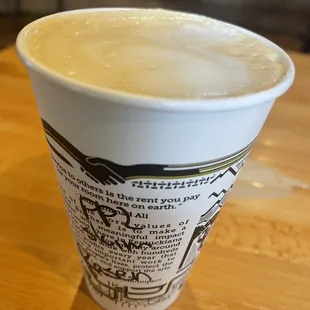 Pumpkin Pie Latte -- it's the season.