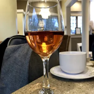 Got a rosé during happy hour. Did not disappoint.