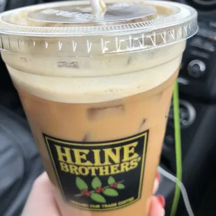 Large Iced Caramel latte