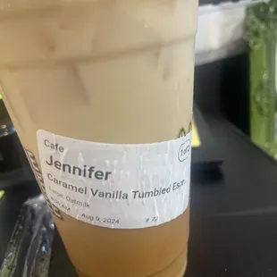 Hardly any espresso and tasted watered down.