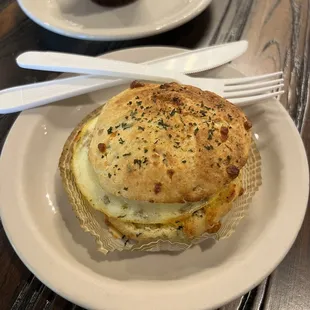 Sausage Egg Cheddar Biscuit