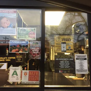 Th drive-thru window.