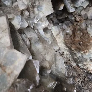 the inside of a cave