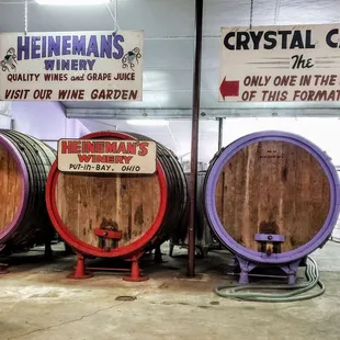 Storage Barrels at Heineman's