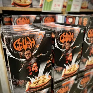 Local hero cereal. This is so cool!