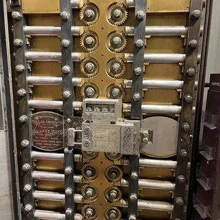 Old vault door. cool remnant.
