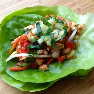 Crisp, flavorful and refreshing Korean Lettuce Wraps