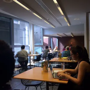 It gets packed here! But around 1:30, you can snag a table