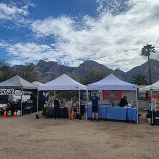 View of some of the vendors