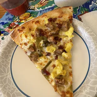 Breakfast Pizza from Dukes.