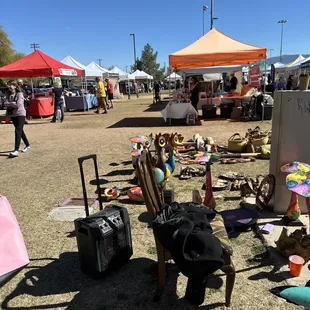 a variety of items