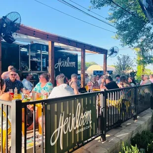 Outside dining