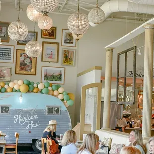 people eating at a restaurant