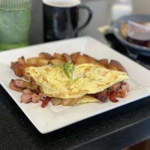 Red pepper Denver omelette. So good!