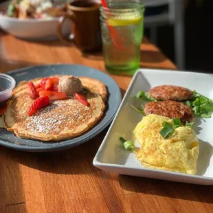 Was promising until the pockets of oatmeal flour appeared in the pancakes.