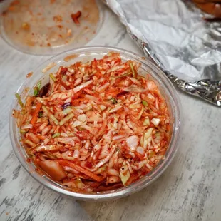 Kimchi Slaw @tiffhuangry