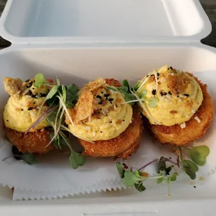 Smokey Deviled Eggs