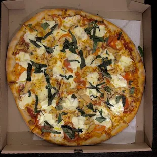 Food, margherita pizza