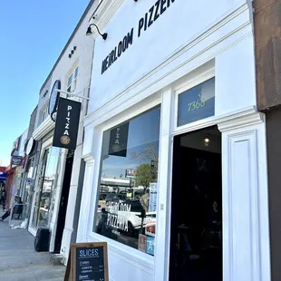 Restaurant exterior.