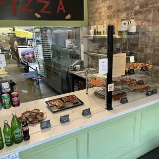 Nice counter with a window to view the magic!